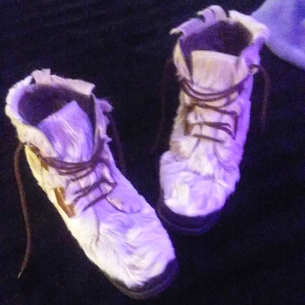 Furry boots!!!